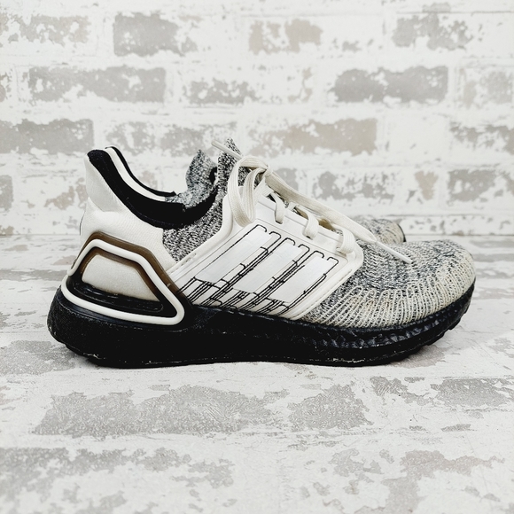 adidas Ultraboost 20 Cloud White Womens Athleisure Running Sneakers i304 - Picture 5 of 13